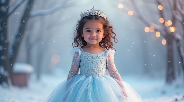 Découvrez la magie de la robe reine des neiges pour vos enfants